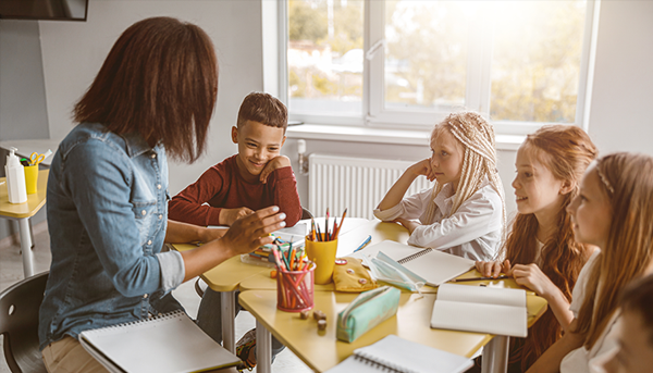 Students learning